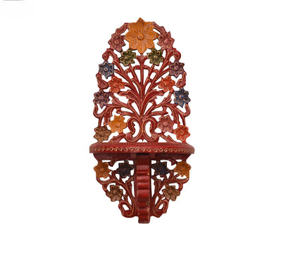 Udaipur Handicrafts Wooden Hand Painted Shelf