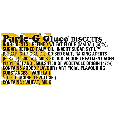 Parle G Original Gluco Biscuits, 90 g (80 + 10 g Extra)