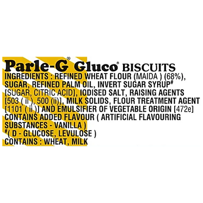 Parle G Original Gluco Biscuits, 90 g (80 + 10 g Extra)