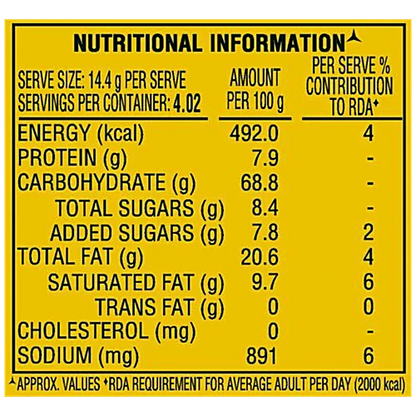 Parle Monaco Biscuit - Classic Regular, Salted Snack, 52.2 g (46.4 + 5.8 g Extra)