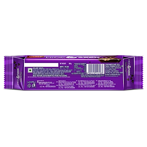Parle Platina Hide & Seek Chocolate Chip Cookies, 100 g