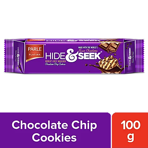 Parle Platina Hide & Seek Chocolate Chip Cookies, 100 g