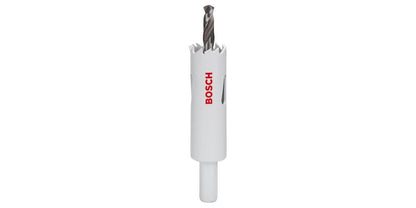 BOSCH 2609255601 HSS Bi-Metal Holesaw 20mm | Fast Cutting in Wood, Metal & Plastics | Vario Tooth for Smooth Performance | One-Piece Low-Vibration Design | Fits All Brands with Hex Connection