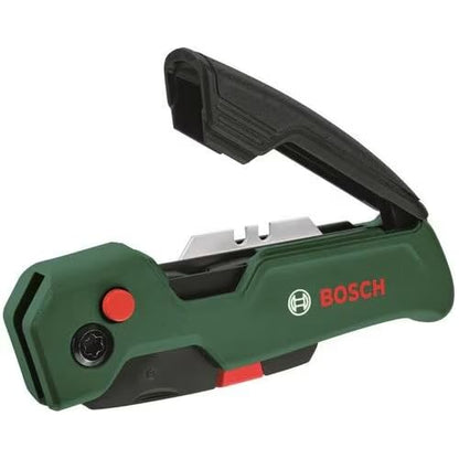 BOSCH Folding Knife | Compact & Portable Design for Easy Storage & Carry | High-Carbon Steel Blade for Durability & Sharpness | Ergonomic Non-Slip Handle for Secure Grip | Safe Blade Locking Mechanism