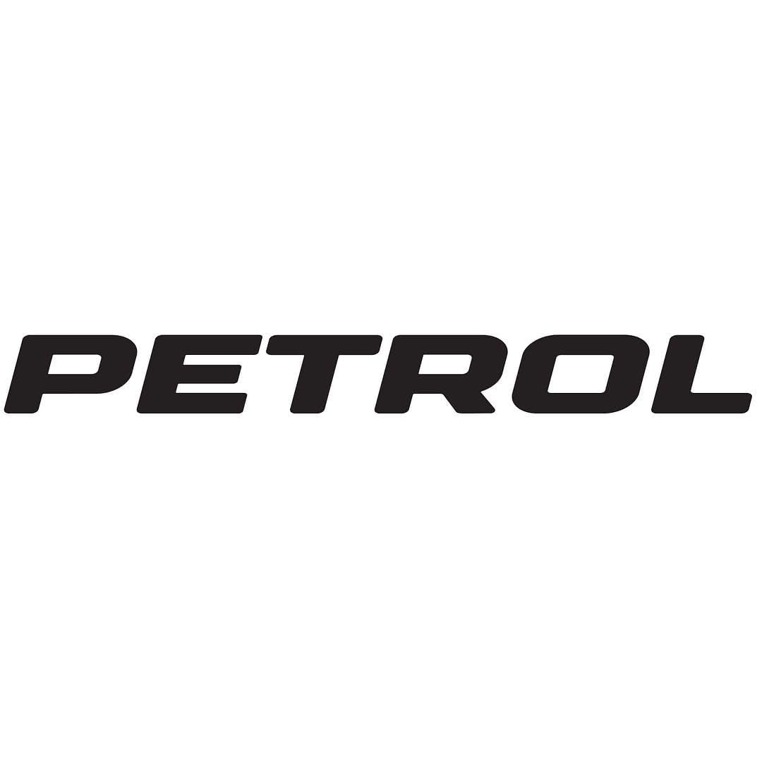 Akshar Arts Bhuwana 1pcs Petrol Self-Adhesive Vinyl Sticker for Vehicle's Fuel Tank Black (12cmX2cm)_202308-P27