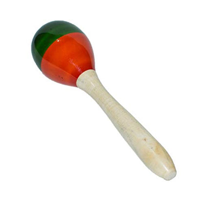Udaipur HandiCrafts Wooden Baby Rattles Combo Pack Set of 6, Non Toxic Channa Patna Toys - Baby Musical Toys, Teether, Natural Colors, Loud Sound for New Born, Baby, Infants.