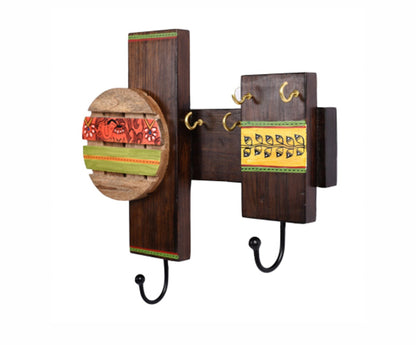 Udaipur Handicrafts Wood Art Key Holder