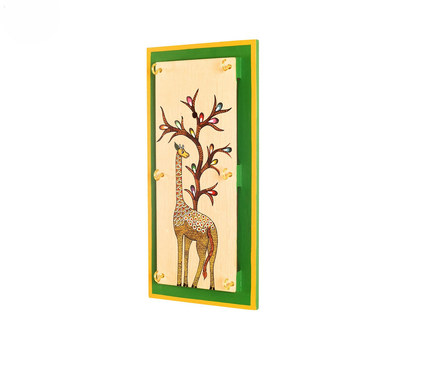 Udaipur Handicrafts Wood  Giraffe Galore  Key Hanger