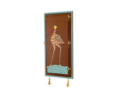 Udaipur Handicrafts Wood  Curious Crane Key Hanger