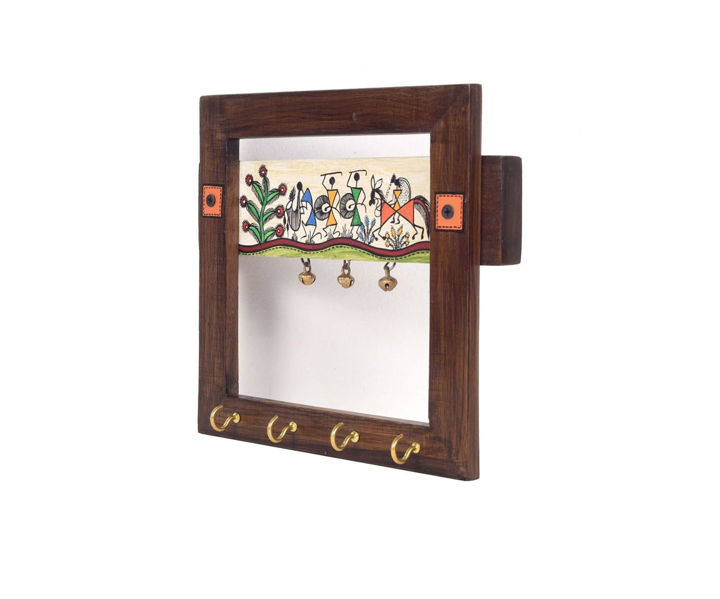 Udaipur Handicrafts Wood  Tribal Melodies Key Hanger