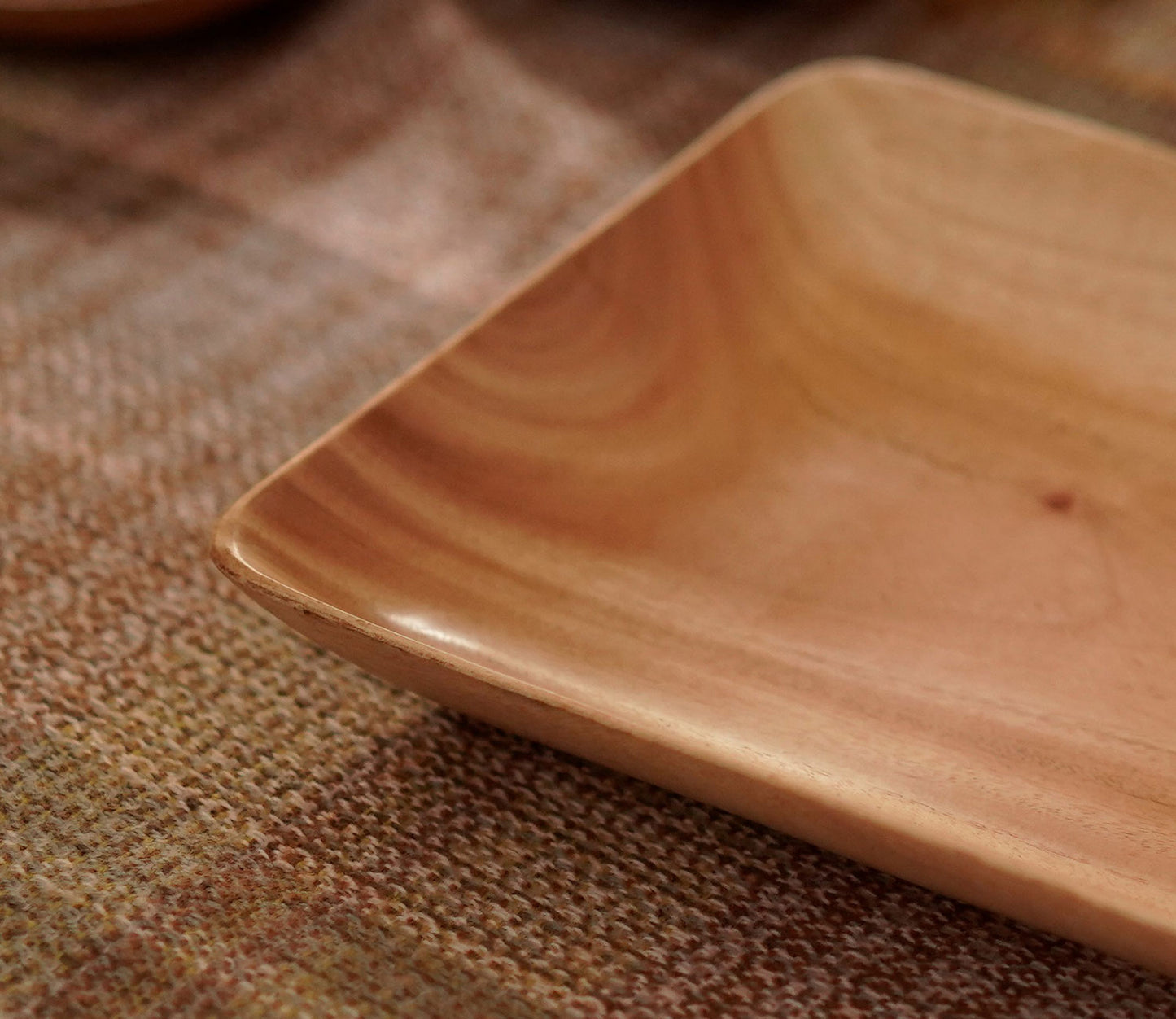 Udaipur Handicrafts Wood Agaja Kebab Platter