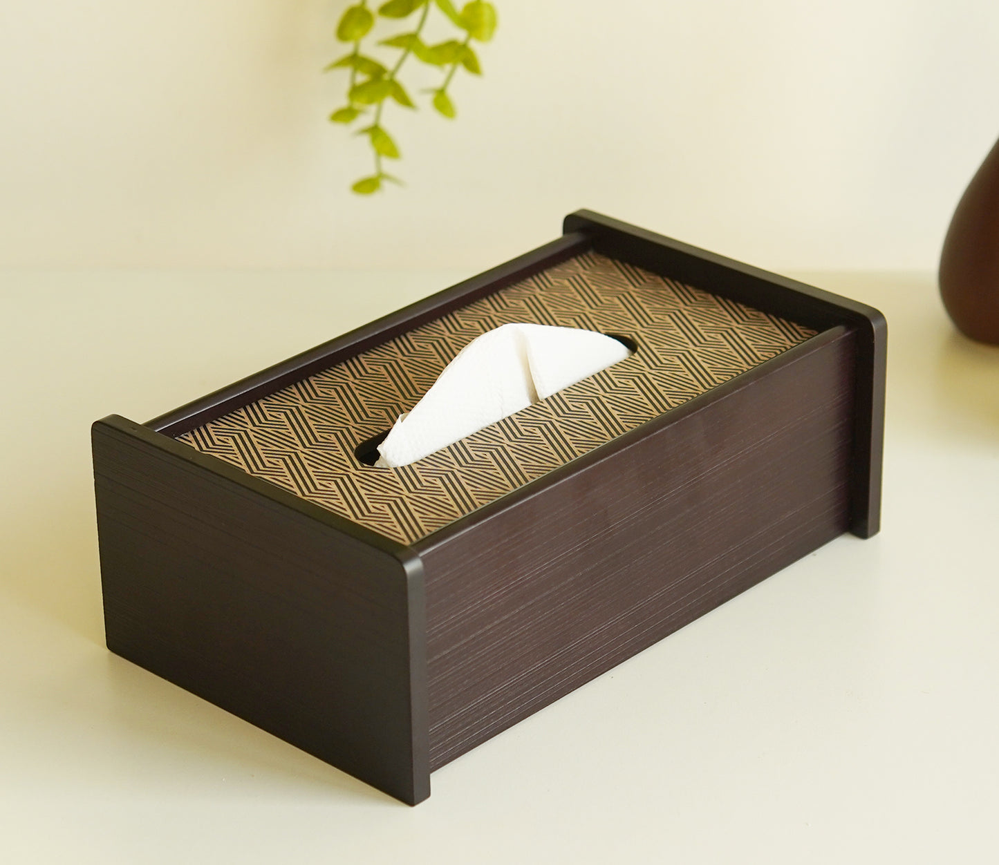 Udaipur Handicrafts Fiona Wooden Tissue Paper Holder