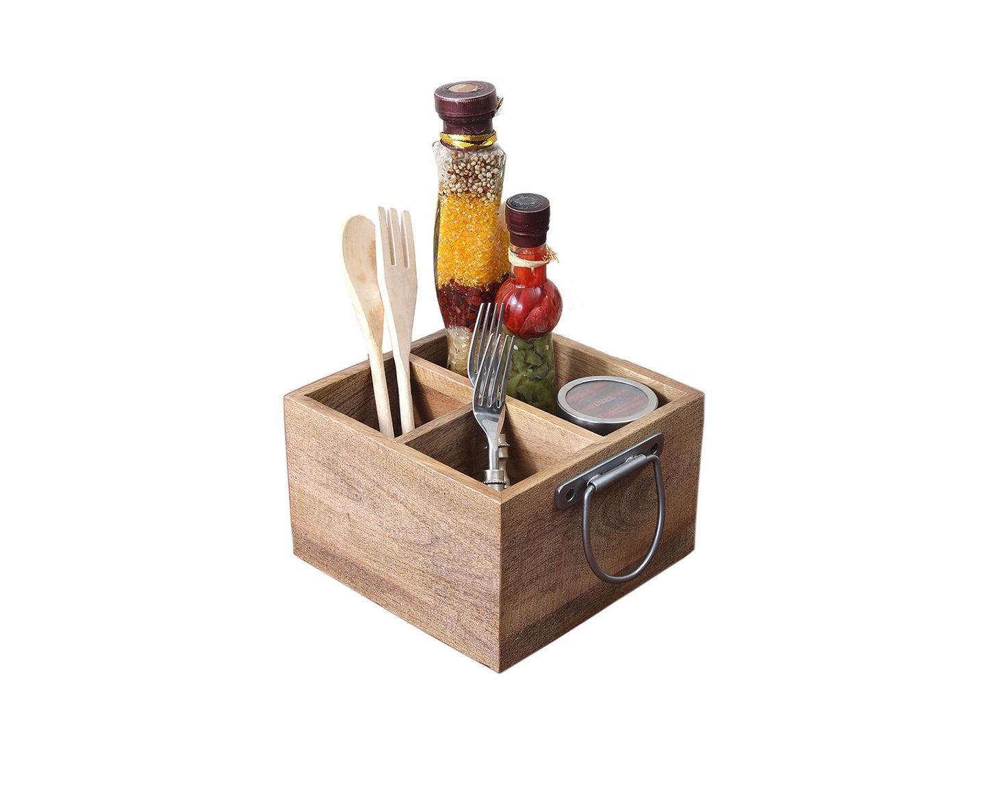 Udaipur Handicrafts Hand Made Mango Wood Kitchen Holder from Style Wood Collection