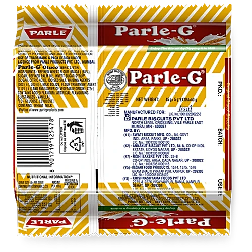 Parle G Original Gluco Biscuits, 45 g