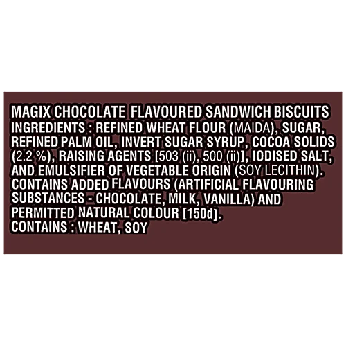 Parle Magix Sandwich Biscuits - Chocolate, 34 g Pouch