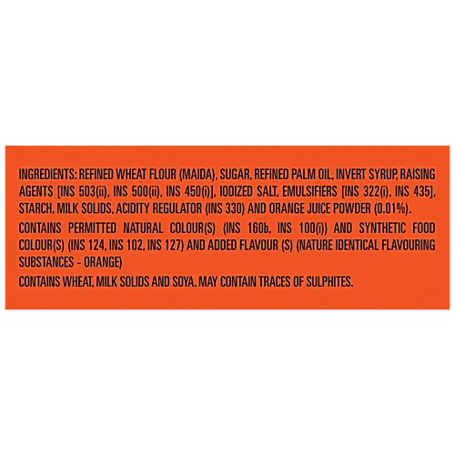 Sunfeast Bounce Biscuits - Orange Creme Cookies, 30 g