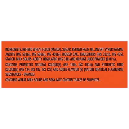 Sunfeast Bounce Biscuits - Orange Creme Cookies, 30 g