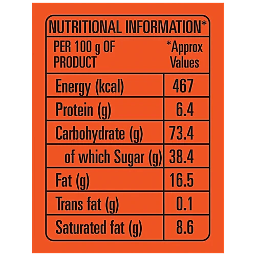Sunfeast Bounce Biscuits - Orange Creme Cookies, 30 g