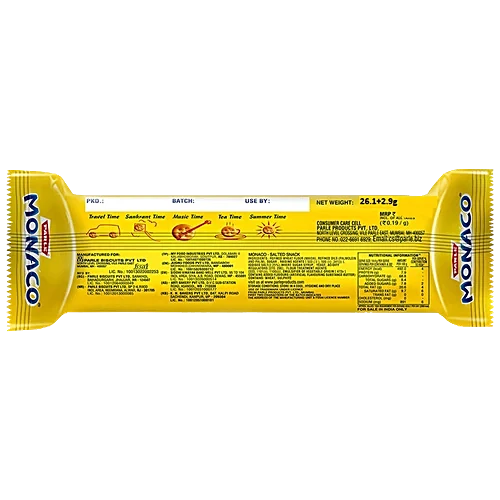 Parle Monaco Biscuits, 29 g