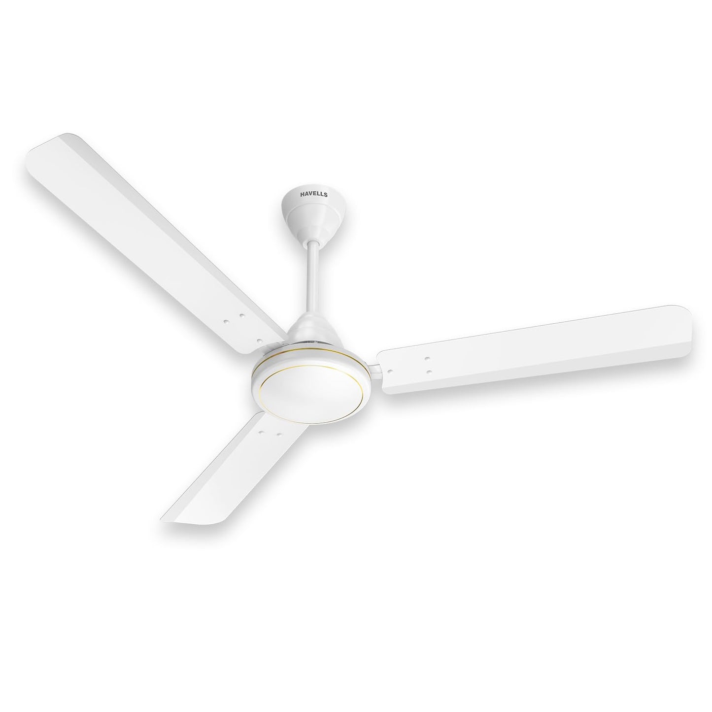 Havells Mozel XP 1200mm Ceiling Fan, Best in Class Base Fan with High Air Delivery, Energy Saving & 100% Pure Copper Motor | 2 Year Warranty | White