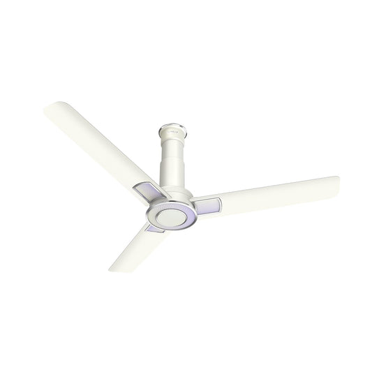 Havells Ioniq ES 1200mm Ceiling Fan, Energy Efficient for Superior Air Delivery, Low Power Consumption & Elegant Design | 2 Years Manufacturer Warranty | Rainbow White