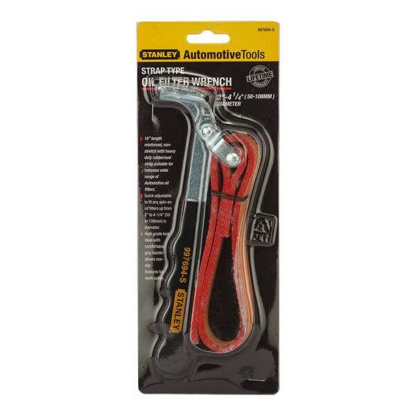 STANLEY 997694-S Oil Filter Wrench with Strap