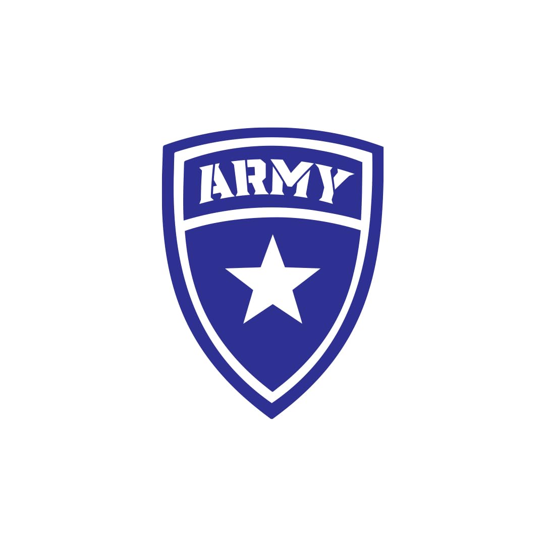 Akshar Arts Bhuwana Army Tank Design Sticker – Military Decal for Vehicle, Laptop, and Wall Use (Dark Blue)