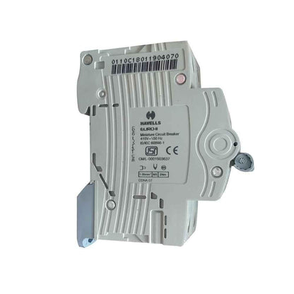 Havells Euro-II 10A Double Pole C Curve MCB, DHMGCDPF010