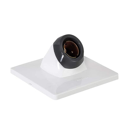 Anchor by Panasonic Plastic Modular Angle Lamp Holder, White, Pack Of 4