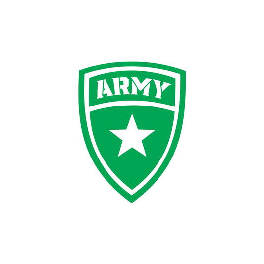 Akshar Arts Bhuwana Army Tank Design Sticker – Military Decal for Vehicle, Laptop, and Wall Use (Green)