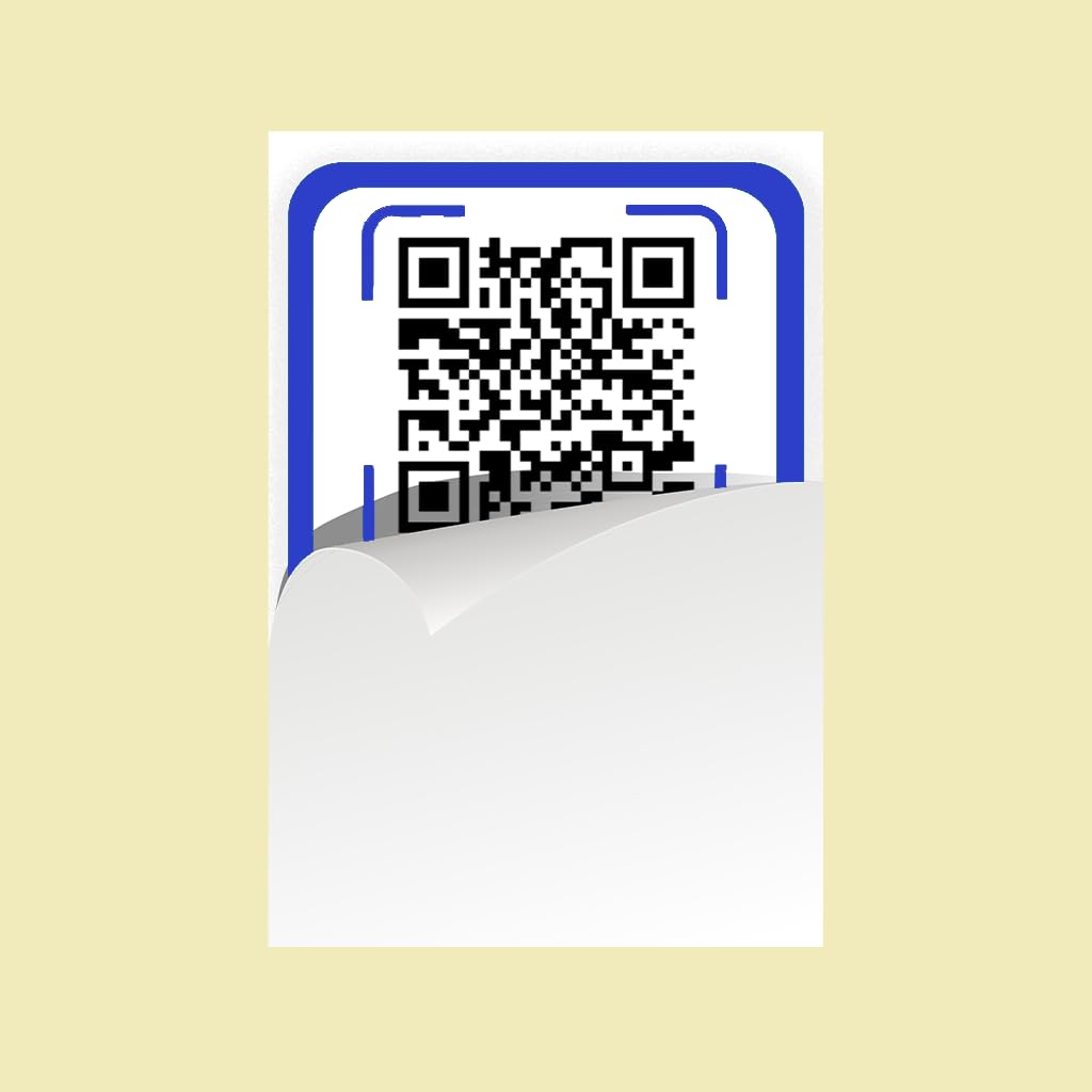 Akshar Arts Bhuwana Emergency Contact QR Code for Car - Blue
