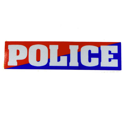 Akshar Arts BhuwanaPolice Decal Sticker for All Bikes and Car (Length- 03 cm x Width - 11 cm)