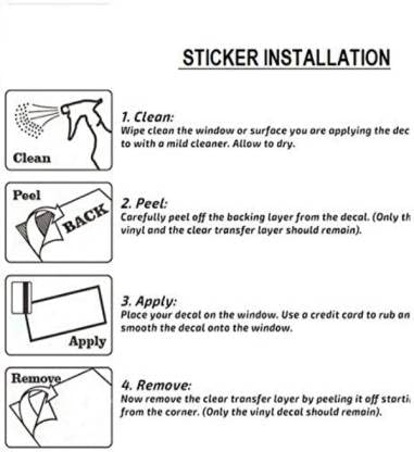 Akshar Arts BhuwanaPolice Decal Sticker for All Bikes and Car (Length- 03 cm x Width - 11 cm)