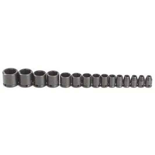 Stanley Proto J72106 15 Piece 6 Point 3/8" Drive Impact Socket Set