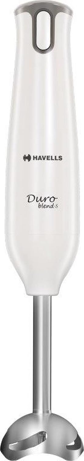 Havells Duro Blend - S Low Noise 300 Watt Hand Blender With Detachable Stainless Steel Stem, Double Bush,Copper Motor & 2 Years Warranty, 300 Watt