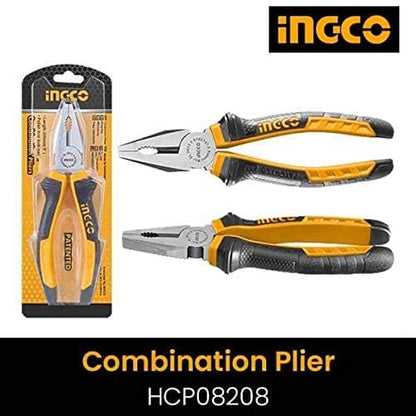 INGCO HCP08208 Combination Pliers HCP08208 | 8?/200mm (1 Set)