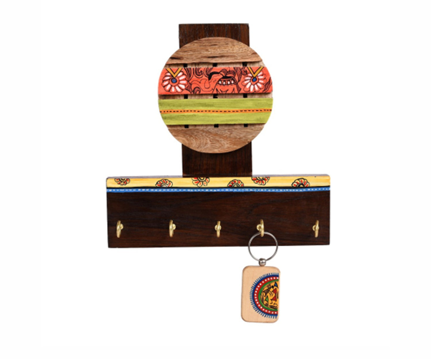 Udaipur Handicrafts Wood Art Key Holder