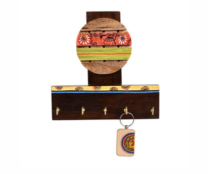 Udaipur Handicrafts Wood Art Key Holder