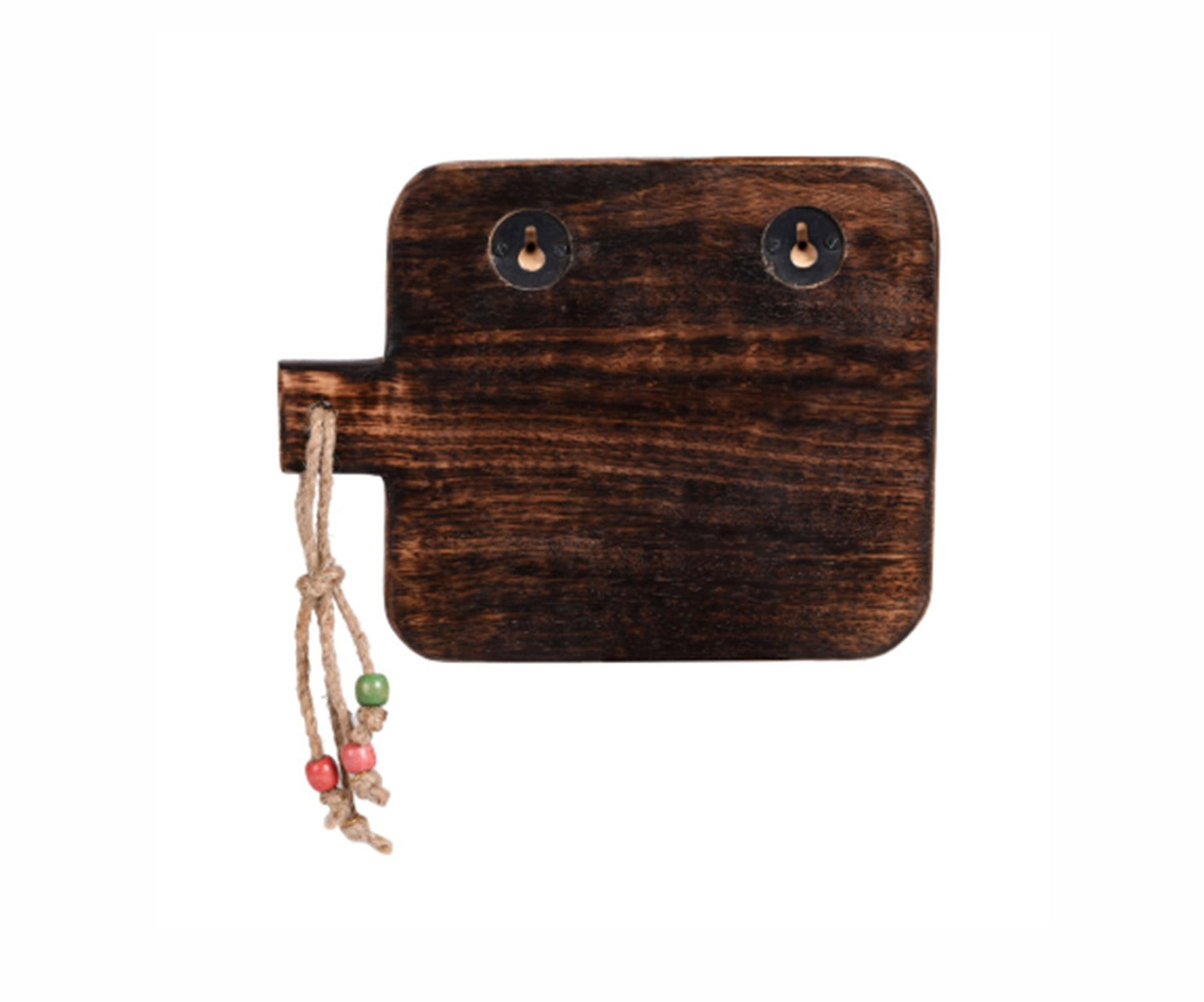 Udaipur Handicrafts Wood Two Bird Design Tribal Art Handcrafted Key Holder