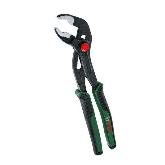 BOSCH 250mm (10") Water Pump Pliers | Adjustable Jaw for Gripping Pipes & Fasteners | Hardened Carbon Steel | Corrosion-Resistant | Ergonomic Anti-Slip Handles | Precision-Machined Jaws