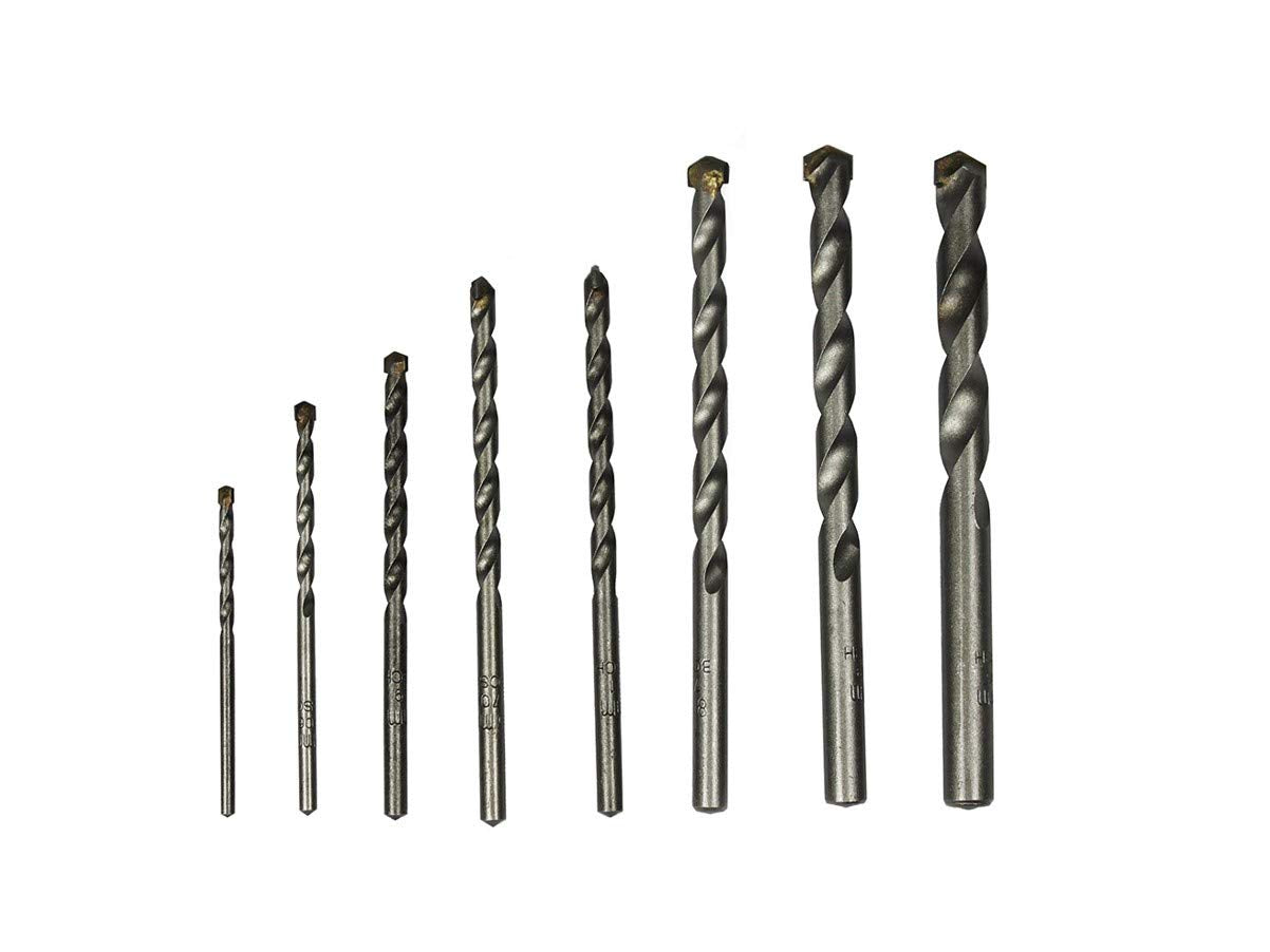 Bosch Professional Impact Drill Bit / Masonry Drill Bit Set With Diameter 3mm, 4mm, 5mm, 6mm, 7mm, 8mm, 9mm, 10mm, Pack Of 8