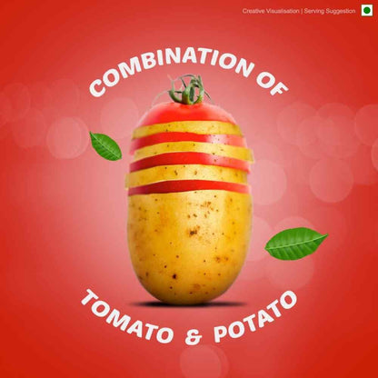 Bingo! Potato Chips Tomato Flavour-Crispy & Tangy Tomato Chips Pack For Snacks 90 Gram
