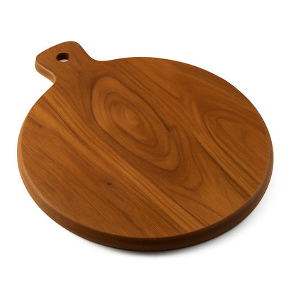 Udaipur Handicrafts Wood Chopping Board – 14x12 Inches | Handmade, Reversible, Durable Cutting Board for Kitchen & Serving | Rustic Cheese Platter, Bread or Meat Board