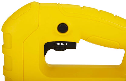 STANLEY SJ45 450W Variable Speed JigSaw for cutting woodsheetmetal and plastic with 6 position speed dial(Yellow and Black) (SJ45-IN)