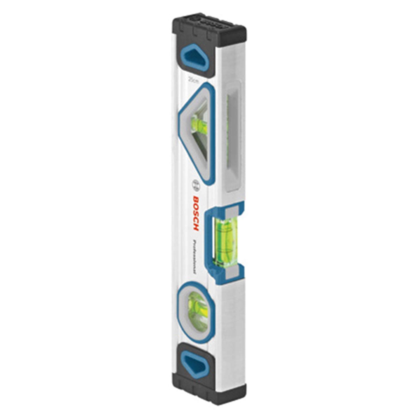 BOSCH Professional 25 cm Durable Aluminum Frame Magnetic Spirit Level - Precision Tool with Easy-to-Read Markings from Multiple Positions