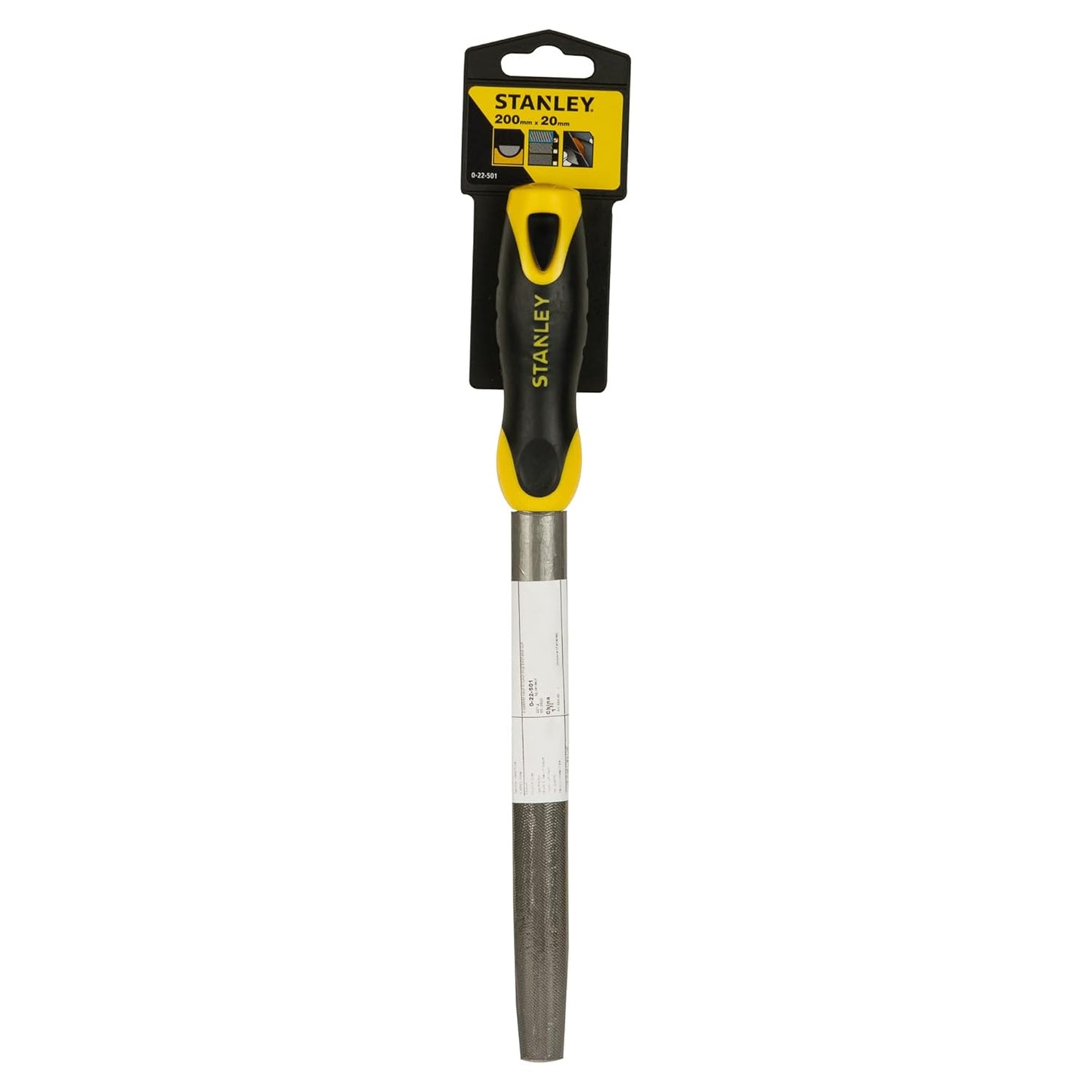 STANLEY 0-22-501 Half Round File, 200 mm