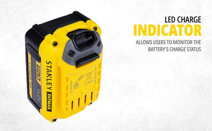 STANLEY SB204-B1 4.0Ah Battery, Compatible with All STANLEY v20 Products