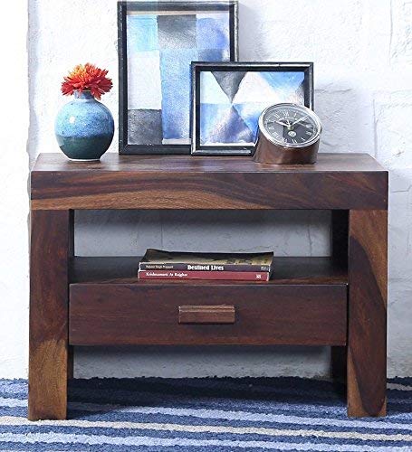 Udaipur Handicrafts Wood Bed Side Table