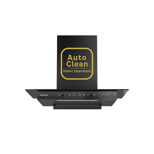 Havells Sano 60cm T Shape Kitchen Chimney|Powerful 1200 m³/hr Suction|Filterless Technology|Gesture & Touch Control|LED Lamp|Auto Heat Clean|12 Yr Motor & 2 Yr Comprehensive Warranty by Manufacturer
