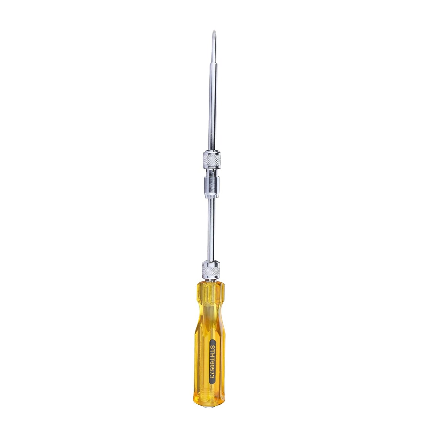 STANLEY STHT60573-8B 8 Pcs Screwdriver Set With 3 Phillips & 3 Flat Tips, 1 Square Poker & 1 Extension Blade- Multi-Purpose Tool Screwdriver Set, Ideal for Home, DIY & Professional Fastening Purposes